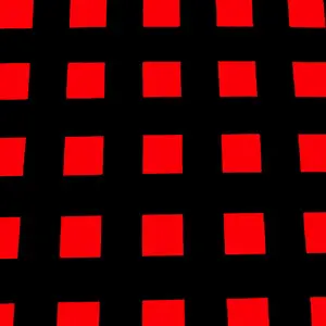 A red and black checkered pattern is shown.